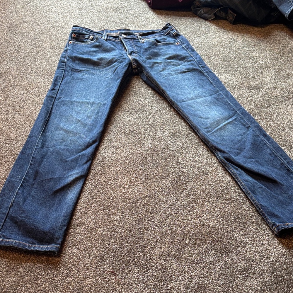 Levi's 511 Straight Blue Jeans. Stretchy great condition.